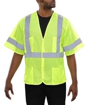 533ETLM Hi-Vis Economy Vest: Reflective