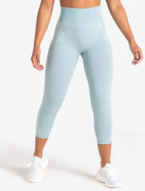 ADAPT 2.0 Seamless 7/8 Leggings - Sky Blue