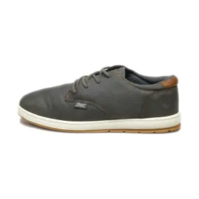 Bass Low-Top Sneakers Leather Grey Colour For Men