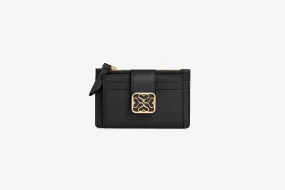 Bay Zipped Cardholder - Black