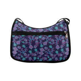 Beaded Blue Nouveau Crossbody Bags