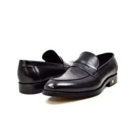 British Walkers Berlin Men's Black Leather Loafers