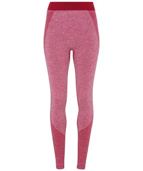 Burgundy - Women's TriDri® seamless '3D fit' multi-sport sculpt leggings