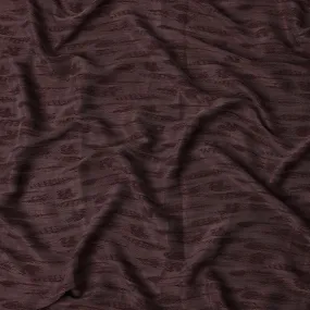 Chocolate Brown Sustainable Cupro Fabric, 140 cm Width - Biodegradable, Made in Turkey-D21111