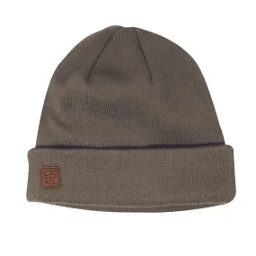 Coal Harbor Rib Knit Fisherman Beanie - Dirt Brown