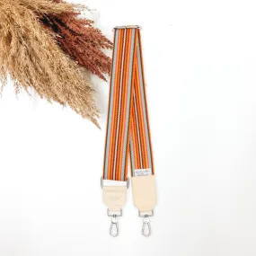 Consuela | Orange Webbing Crossbody Purse Strap