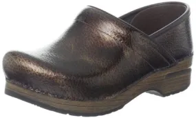 Dansko Women's Professional Clog - Brown Textured Patent 506067878