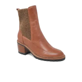 Django & Juliette Barret Heeled Mid Boot (Women) - Chestnut/Brown Leather