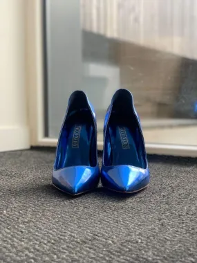 Electric blue heels