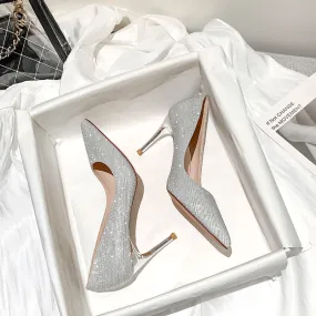 Elegant High Heels Formal Wedding Shoes