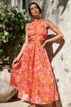 Emery Maxi Dress - Orange