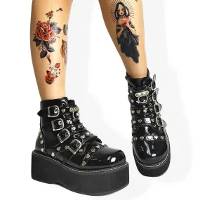 Funki Buys | Boots | Women's Platform Gothic Ankle Boots