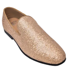 Gold Men's Shoe Fashion Design Slip-On Loafer Style No : LF8891