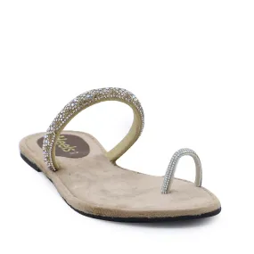 Golden Casual Chappal 000332