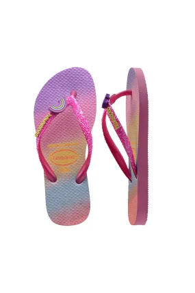 Havaianas Kids Slim Glitter II Thongs