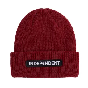 Independent Trucks B/C Groundwork Beanie Long Shoreman Red Beanie