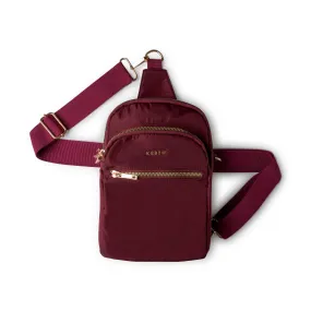 Kedzie Roundtrip Convertible Sling - Burgundy