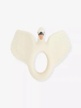 Konges Sløjd: Natural Rubber Teether Swan - Off White