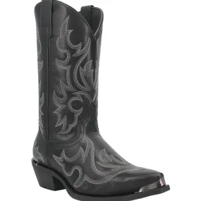 Laredo Men's Jameson Snip Toe Western Boot in Black