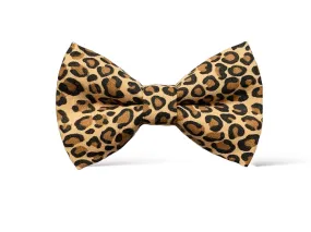 Leopard Print Cotton Bow Tie