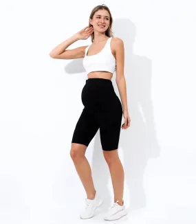 Maternity Yoga Shorts with Pockets