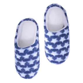 Memory Foam Blue Star Slipper