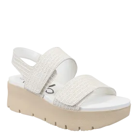 MONTANE in RAFFIA Platform Sandals