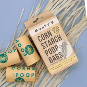 Monty's Compostable Corn starch Poop Bags