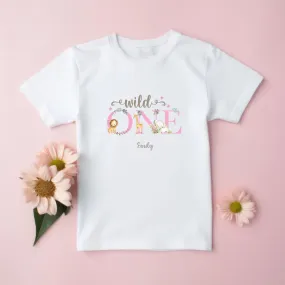 Personalised Wild One birthday T-shirt, 1st Birthday T-shirt, first birthday t-shirt - One Today