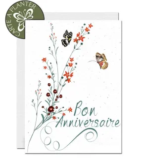 Plantable Birthday Card - Butterflies