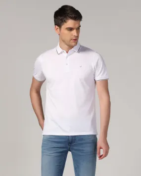 Polo White Solid T-Shirt - Emerald