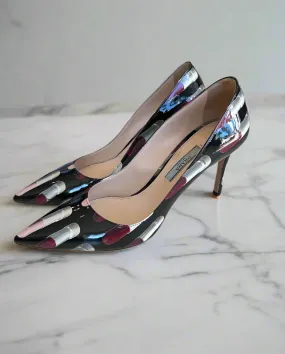 PRADA Patent Lipstick Pumps - Size 36