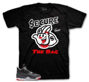 Retro 4 Bred Secure The Bag Shirt