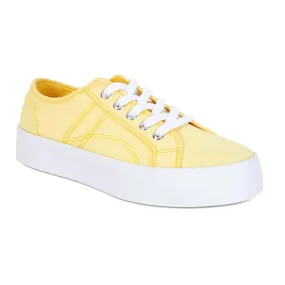 Scott Sneaker in Mustard Canvas