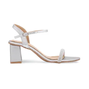 Silver Fancy Sandal FN5801