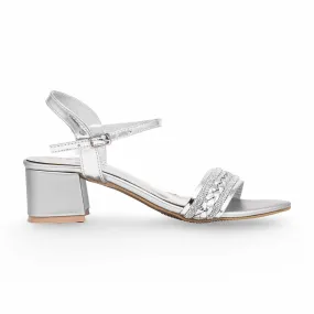 Silver Fancy Sandal FN5914