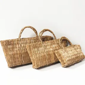 Tote Bag Straw Set