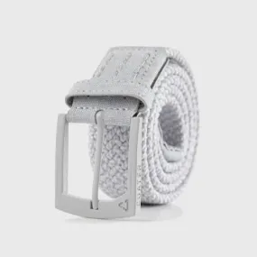 Travis Mathew Staggerwing Stretch Belt in Microchip/White