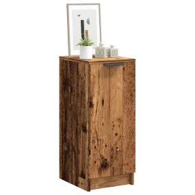 vidaXL Shoe Cabinet Old Wood 29.5x35x70 cm Engineered Wood