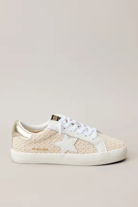 Vintage Havana Flair 43 Light Natural Crochet Sneaker