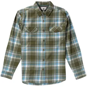 Vissla Central Coast Eco Long Sleeve Button-Up Flannel Shirt