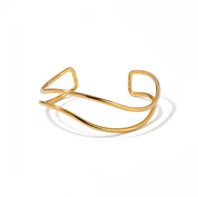 Wave Cuff Bangle